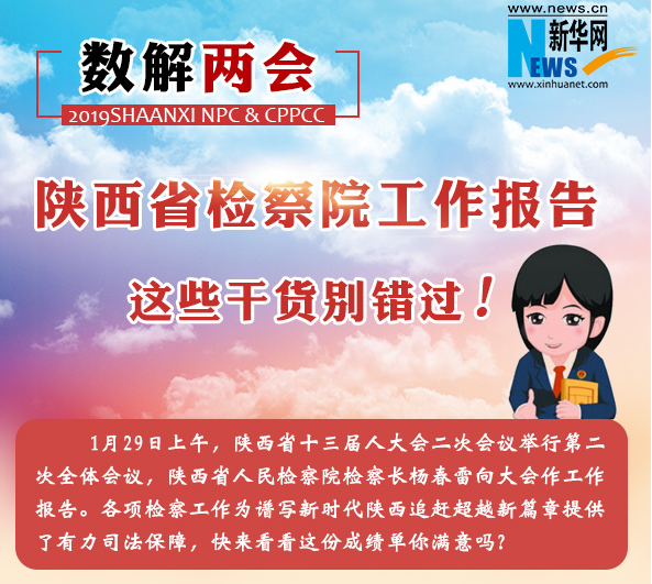 數(shù)解兩會：陜西省檢察院工作報告 這些干貨別錯過！