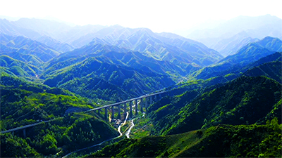 【“飛閱”中國(guó)】鳥(niǎo)瞰美域藍(lán)田 賞秀美清峪風(fēng)光